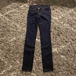 J BRAND Mid Rise, Size 26 Ignite Stretch Jeans Dark Wash, like NEW!